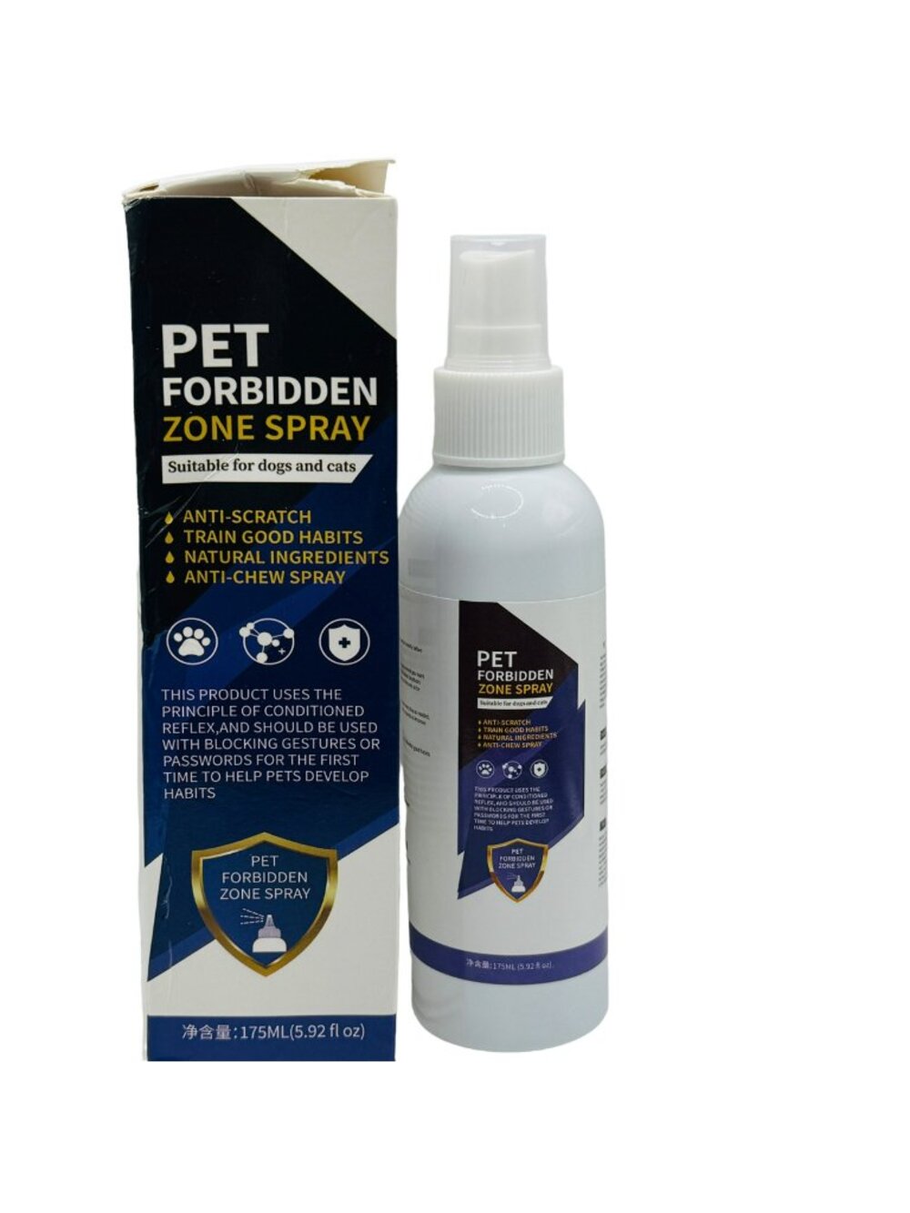 No Chew Spray for Dogs & Cats, Bitter Apple Spray